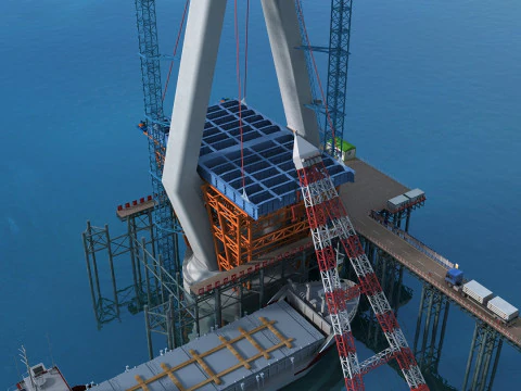 Build a bridge 3D Model