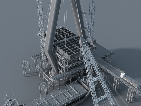 Build a bridge Model 3D