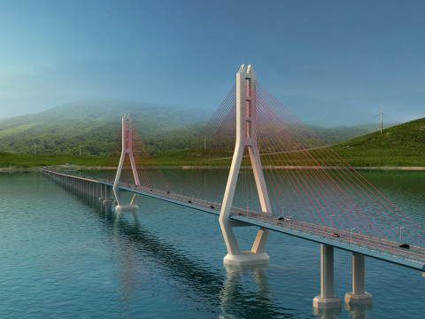 Build a bridge 3D Model