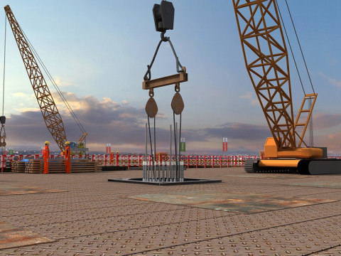Build a bridge Model 3D