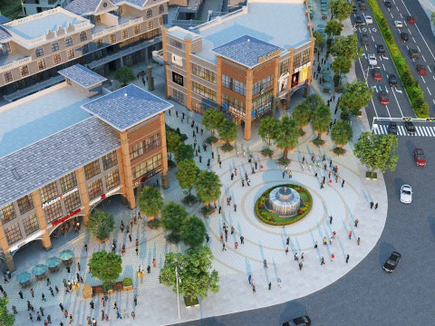 城市建筑 3D 模型