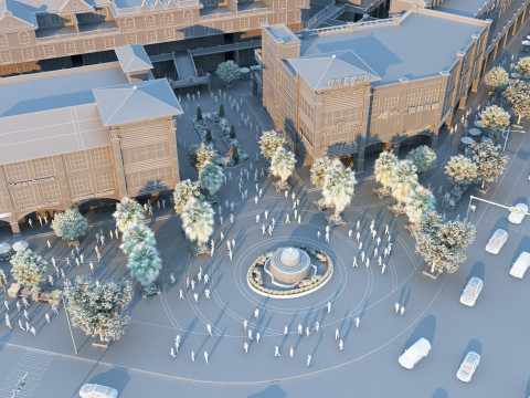 Urban architecture 3D Модель