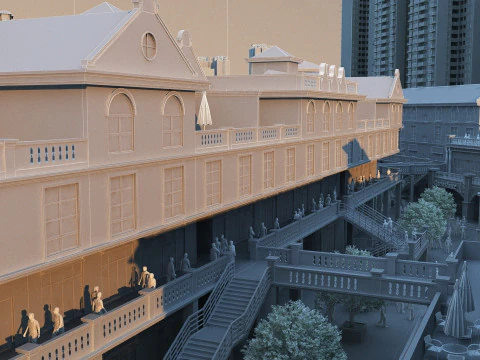 Urban architecture 3D Model