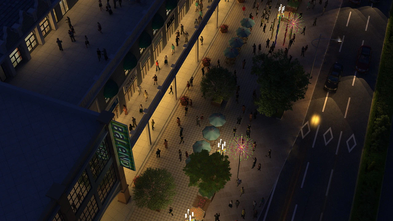 Arquitetura urbana Modelo 3D .c4d .max .obj .3ds .fbx .stl .blend