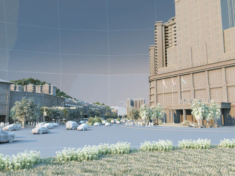 Urban architecture 3D Model