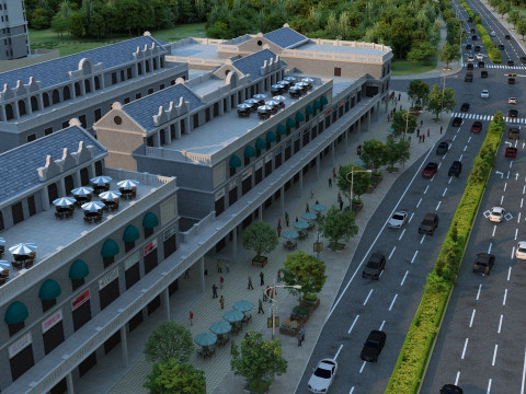 Urban architecture Model 3D