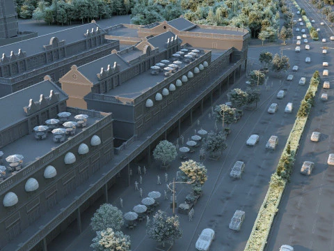 Architecture urbaine Modèle 3D