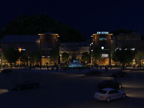 Architettura urbana Modello 3D