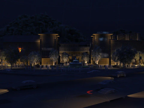 Architettura urbana Modello 3D