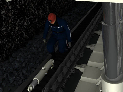 mina de carv&atilde;o Modelo 3D