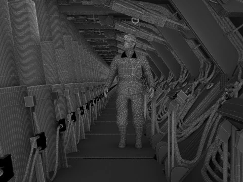 Colliery 3D Model