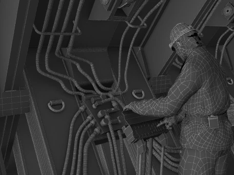 Colliery 3D Model