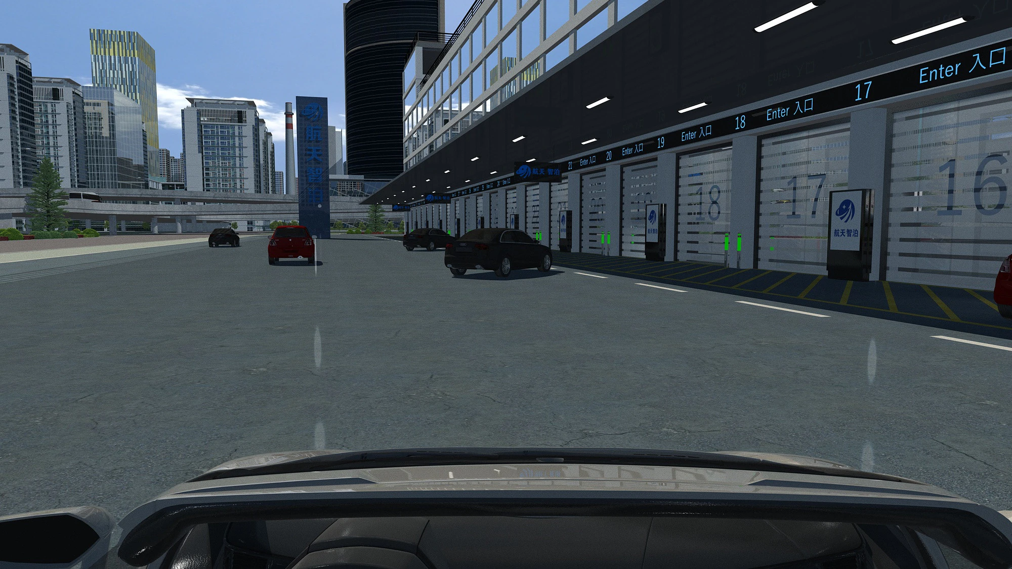 Parking lot 3D Model .c4d .max .obj .3ds .fbx .stl .blend 
