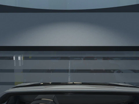 Parking lot 3D Model