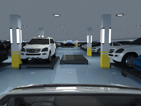 Parking lot 3D Модель