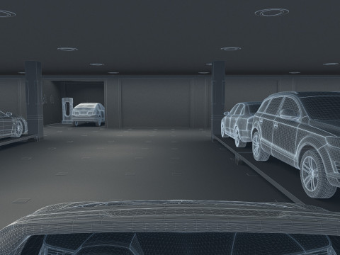 Parking lot 3D Модель