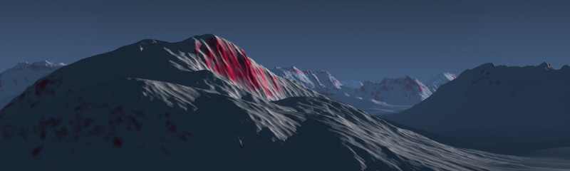 Snowy mountain Modello 3D .c4d .max .obj .3ds .fbx .stl .blend 