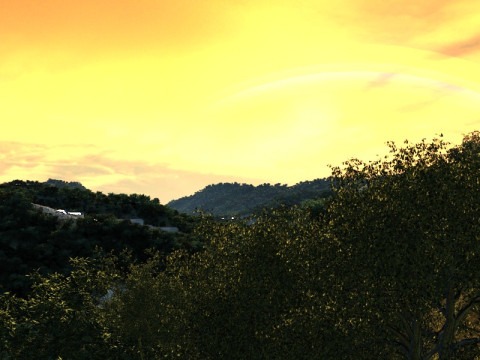 Mountain village 3D Model