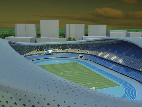 Stadium 3D Model
