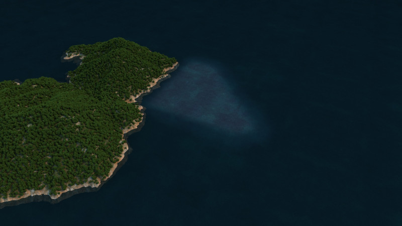 Artificial island 3D Модель .c4d .max .obj .3ds .fbx .stl .blend 