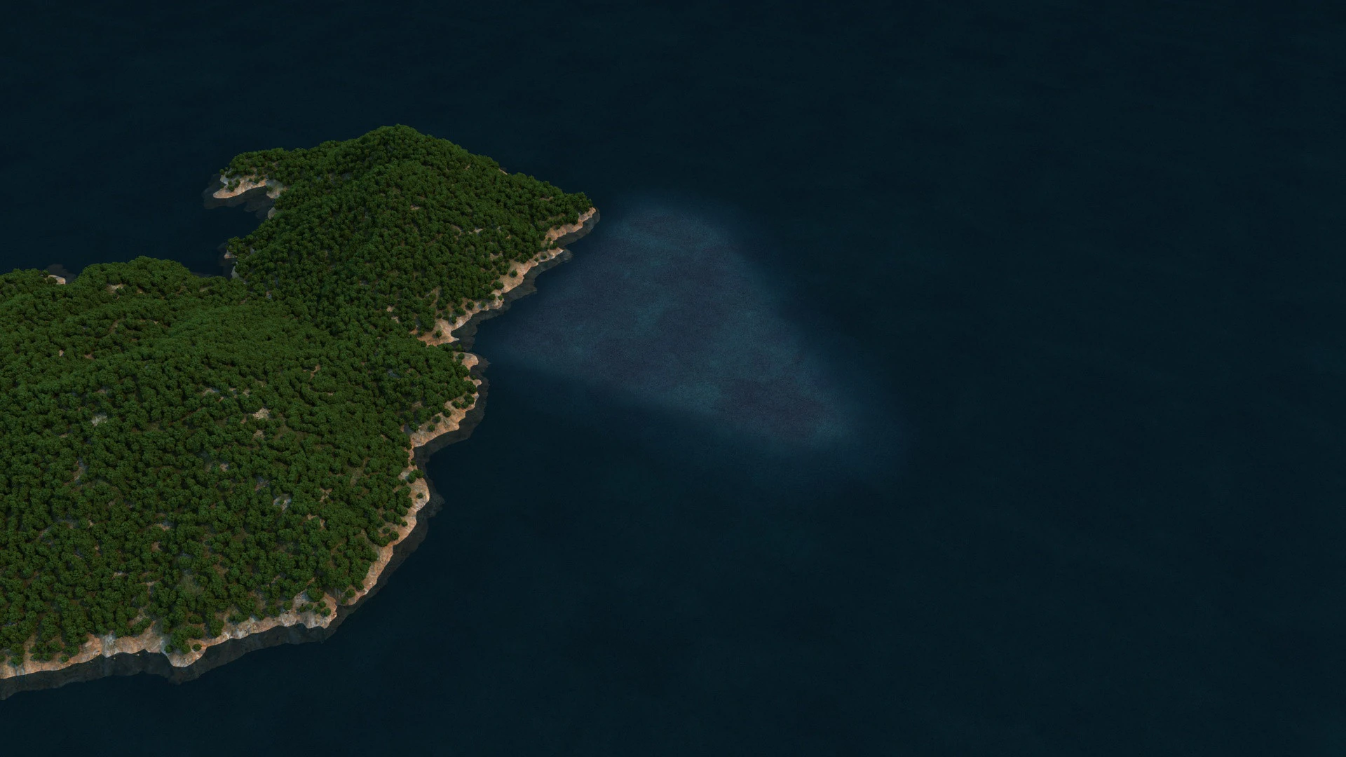 Artificial island 3D Model .c4d .max .obj .3ds .fbx .stl .blend 