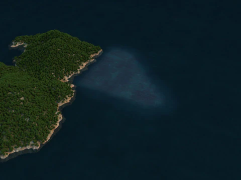 Artificial island 3D Model