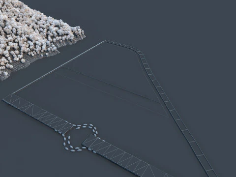 Artificial island 3D Model