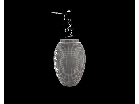 Knife cut mustard Modelo 3D