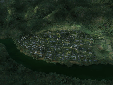 Mountain village 3D 模型