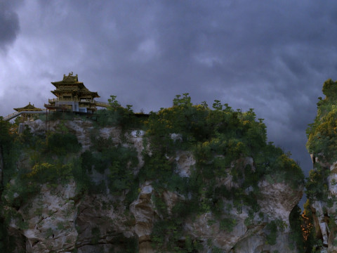 Peak Temple 3D Model