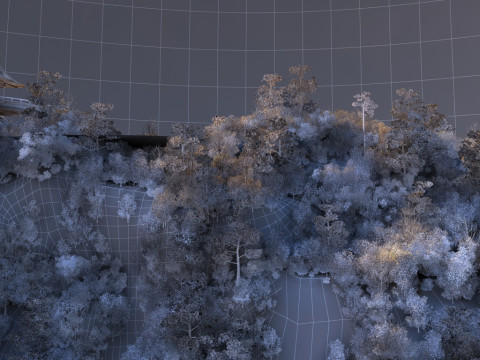 Peak Temple Model 3D