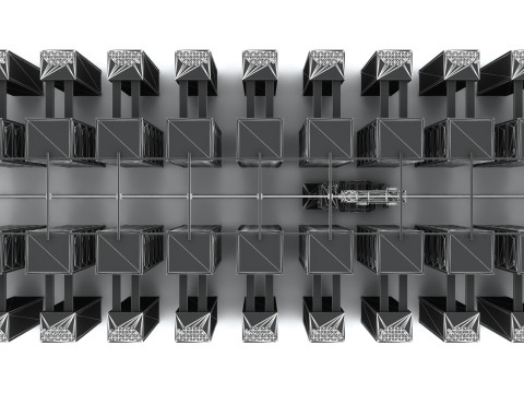 Press equipment 3Dモデル