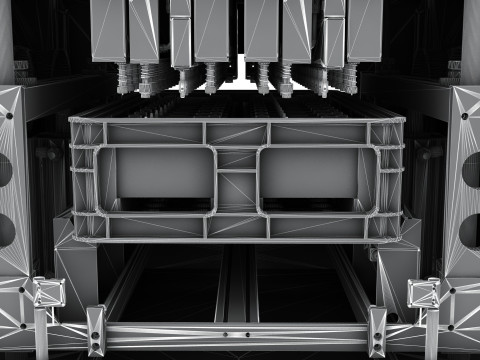 Press equipment 3D-Modell