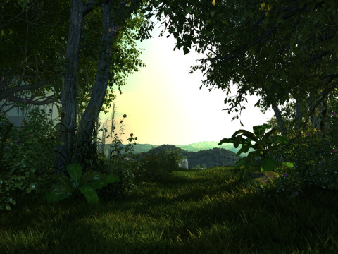 Small town 3D Model
