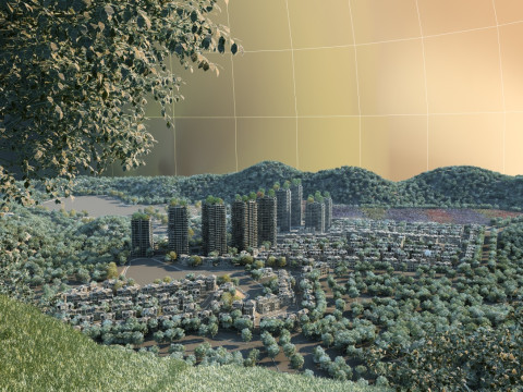 Small town 3D 模型