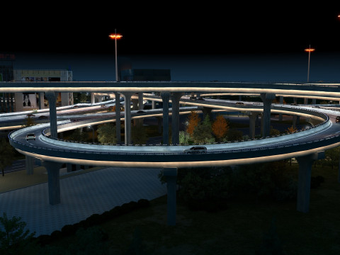 Overpass 3D Model