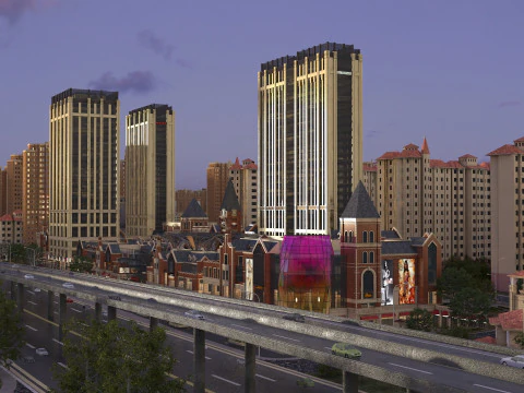 Constru&ccedil;&atilde;o da cidade Modelo 3D