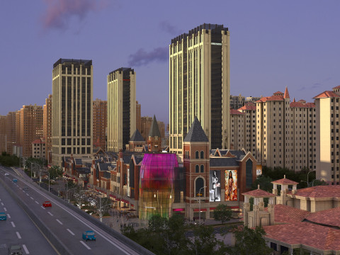 City building Modèle 3D