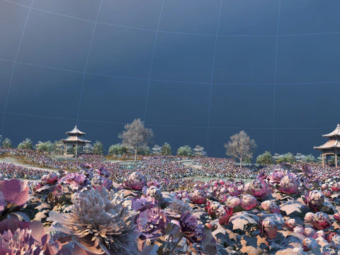 Garden 3D Model