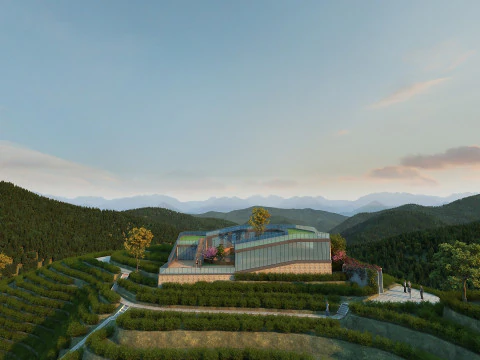 Mieszkanie na wzg&oacute;rzu Model 3D