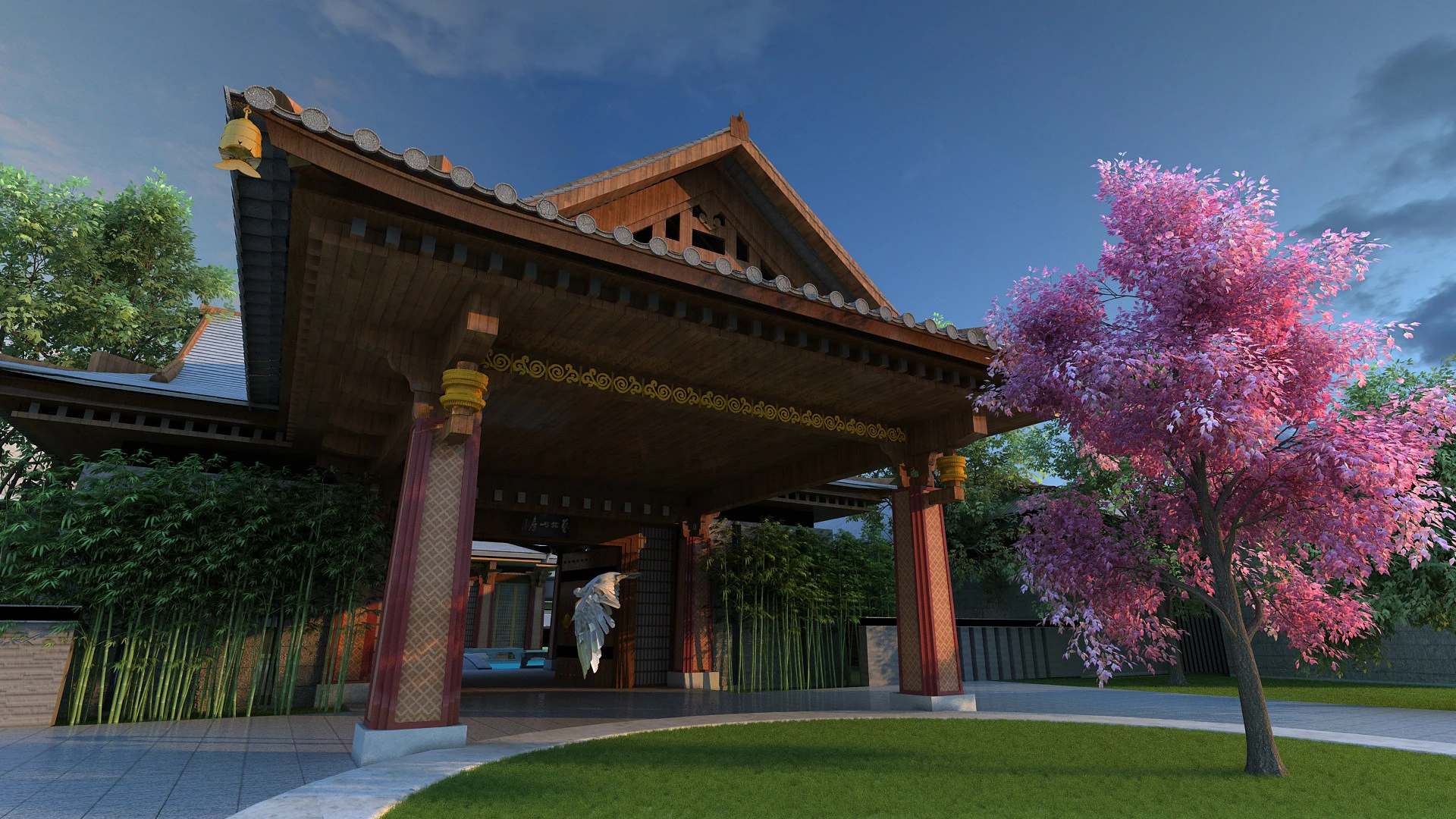 Kepala pintu Model 3D .c4d .max .obj .3ds .fbx .stl .blend 