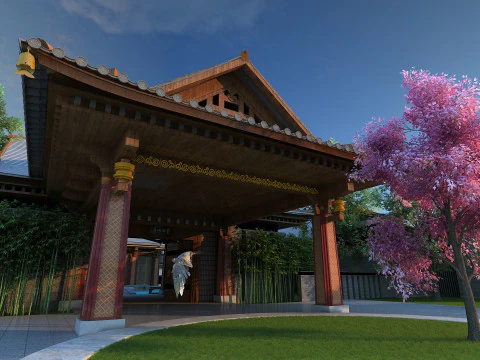 Testa della porta Modello 3D