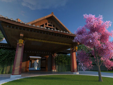 Kepala pintu Model 3D