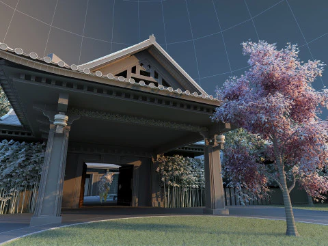 Kepala pintu Model 3D