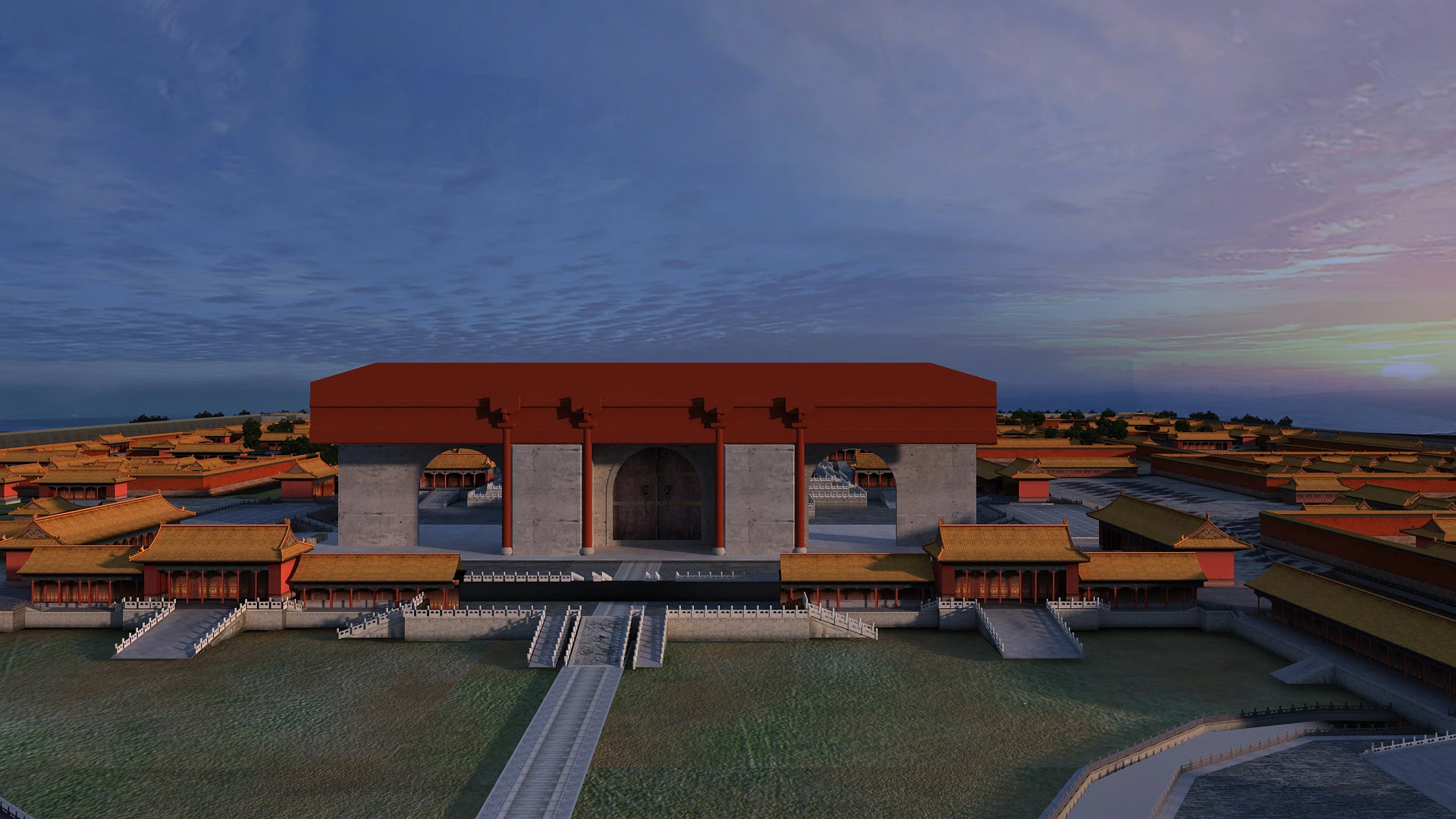 Palace 3D Model .c4d .max .obj .3ds .fbx .stl .blend 