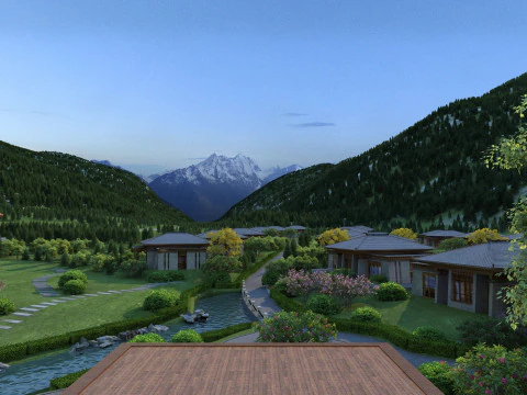 Resort 3D Model