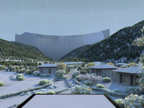 Resort 3D Model