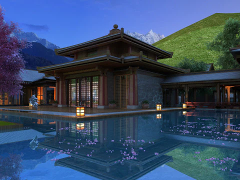 Swimming pool 3D Model