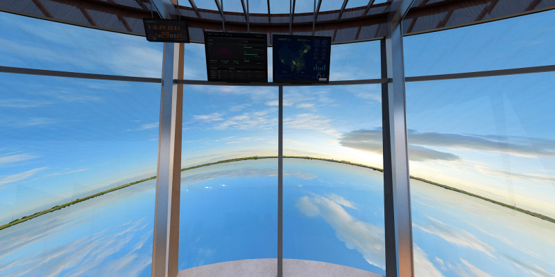 Airport tower Model 3D .c4d .max .obj .3ds .fbx .stl .blend 