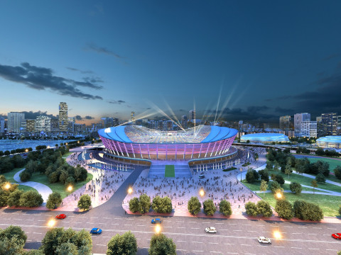 Stadium Model 3D